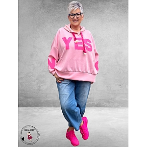 Frenzi Sweater/Hoodie Yes/No Roze